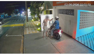 Homem envolvido em vandalismo ameaça funcionários de empresa de monitoramento em Adamantina  