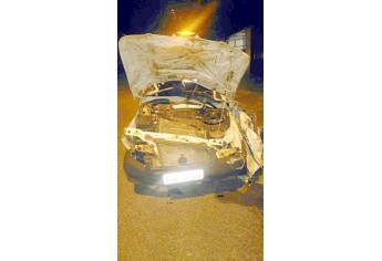 O veículo capotou no trecho perto de Mirandópolis, no sentido a Andradina (Foto: Divulgação/Polícia Rodoviária ).