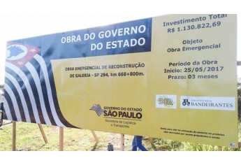 Obra custou mais de R$ 1,1 milhão (Reprodução).