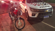 Homem é preso pela Polícia Militar após furtar moto em Flórida Paulista