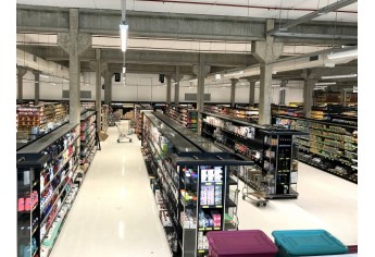 Nova área de vendas no Supermercado Cocipa, em Inúbia Paulista: mais 4 mil metros quadrados (Foto: Siga Mais).