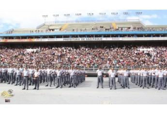 Solenidade marca a formatura de 992 novos sargentos da Polícia Militar (Foto: Polícia Militar).