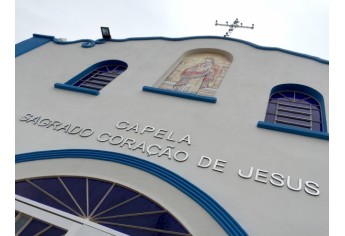 Capela da Santa Casa ? agora Capela do Sagrado Coração de Jesus ? será reaberta à comunidade, após obras de revitalização realizadas pela Paróquia Nossa Senhora de Fátima (Foto: Siga Mais).