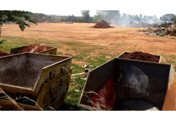 Novas regras trazem mais rigor, para garantir funcionamento do bolsão de resíduos da construção civil, pela Cetesb (Foto: Siga Mais).