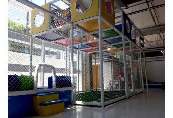 Sala de recreação no novo espaço da Cocipa: previsão de funcionamento até o final de setembro (Foto: Siga Mais).