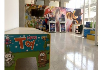 Sala de recreação no novo espaço da Cocipa: previsão de funcionamento até o final de setembro (Foto: Siga Mais).