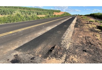 Rodovia Plácido Rocha, em 22/10/2022 (Foto: Siga Mais).