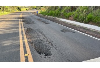 Rodovia Plácido Rocha, em 22/10/2022 (Foto: Siga Mais).
