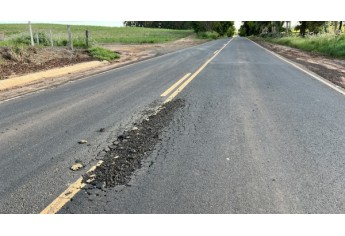 Rodovia Plácido Rocha, em 22/10/2022 (Foto: Siga Mais).