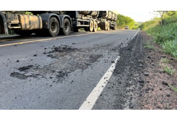 Rodovia Plácido Rocha, em 22/10/2022 (Foto: Siga Mais).