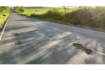 Rodovia Plácido Rocha, em 22/10/2022 (Foto: Siga Mais).