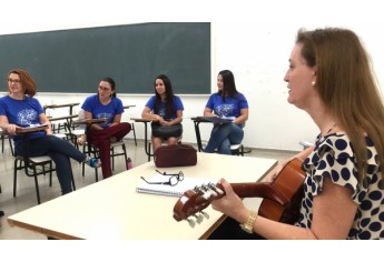 Ensaio do Coral UniFAI é realizado semanalmente às terças-feiras, das 18h às 19h, no Campus 2 (Foto: Siga Mais).