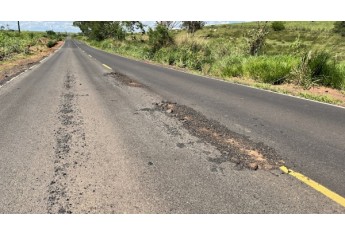 Vicinal do Salto Botelho: novo recape de R$ 21,7 milhões tem dezenas de pontos críticos e crateras