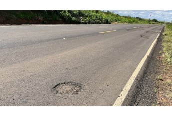 Vicinal do Salto Botelho: novo recape de R$ 21,7 milhões tem dezenas de pontos críticos e crateras