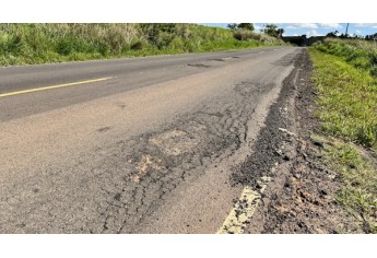 Vicinal do Salto Botelho: novo recape de R$ 21,7 milhões tem dezenas de pontos críticos e crateras
