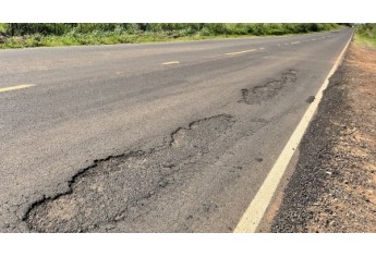 Vicinal do Salto Botelho: novo recape de R$ 21,7 milhões tem dezenas de pontos críticos e crateras