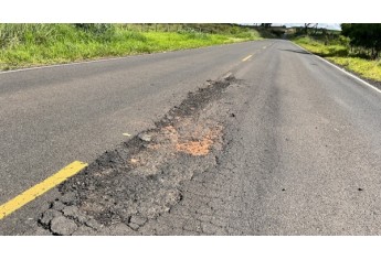 Vicinal do Salto Botelho: novo recape de R$ 21,7 milhões tem dezenas de pontos críticos e crateras