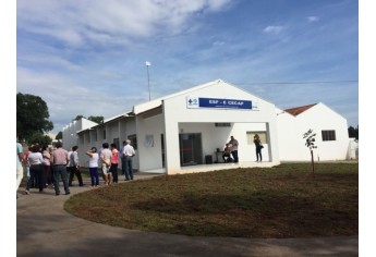 ESF da Cecap atende território com cerca de 3 mil moradores. Obra foi entregue com 27 meses de atraso (Foto: Siga Mais).