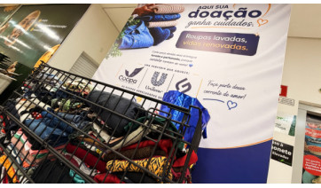 Campanha da Cocipa arrecada roupas que serão entregues higienizadas a entidades de Inúbia Paulista