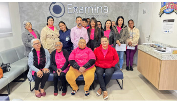 Examina Diagnósticos recebe mulheres da região em mutirão de mamografia