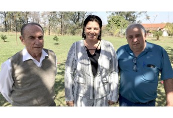 Dirigentes das sedes regionais do CPP: Luiz Vivaldo Schmidt (Dracena), Marlene Ribeiro Esteves (Adamantina) e Cleomedes Turra (Panorama).
