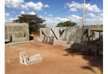 Obras no Parque Itamarati foram iniciadas em março: 45 casas estão sendo construídas (Foto: Siga Mais).