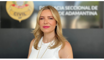 Delegada da Policia Civil, Laiza Fernanda Rigatto (Cedida).