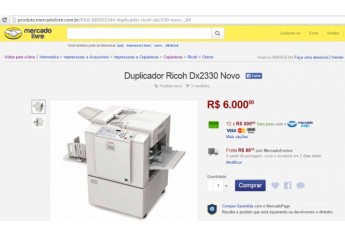 Pesquisa no site de compras Mercado Livre mostra que novo equipamento, de alta performance, custa R$ 6 mil (Foto: Reprodução)
