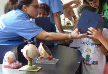 Modelos de Olho Humano e Câmaras Escuras (Foto: Divlgação)