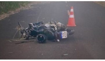 Morador de Adamantina morre após acidente com moto na rodovia do Salto Botelho em Lucélia
