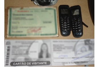 Diversos meios são usados na tentativa de introduzir drogas, telefones celulares, equipamentos e outros objetos não autorizados, nas penitenciárias (Foto: Cedida/SAP).