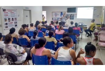 Palestra foi realizada na ESF da CECAP, conduzida pelo Capitão PM Júlio Marcelo Romagnoli (Foto: Cedida/PM).