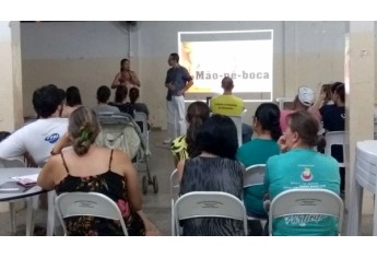 Palestra realizada pela ESC CECAP levou orientações para pais da EMEI Pequeno Polegar (Cedida).