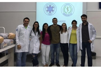 Liga de Medicina Intensiva realiza palestra sobre Suporte Básico de Vida (Foto: UniFAI).