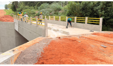 Obra da nova ponte da Rua Santa Catarina entra em etapas finais