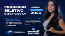 FAI abre inscrições gratuitas para vagas remanescentes do Vestibular 2026