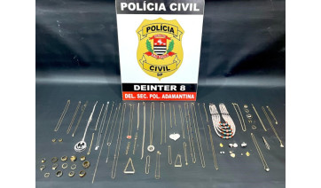 Polícia Civil esclarece furtos e recupera joias, semijoias e bijuterias em Adamantina