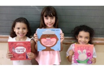 Alunas do 1 ° ano D (Foto: Da Assessoria).