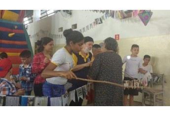 Atividade comemorativa foi voltada às quase noventa crianças e adolescentes atendidas pela entidade. (Foto: Assessoria de Imprensa)