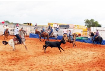 Rodeo Bull Show em Mariápolis (Foto: Cedida).