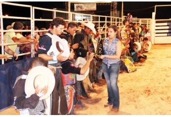 Rodeo Bull Show em Mariápolis (Foto: Cedida).