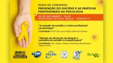 Centro Universitrio promove Roda de Conversa sobre o suicdio nesta segunda-feira (25)