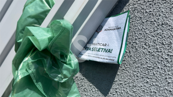 Coleta de recicláveis: Prefeitura de Adamantina reforça sobre separação correta do lixo doméstico