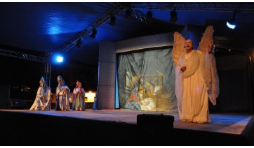 Espetáculo Sacrafolia, apresentado em Adamantina, pelo Circuito Cultural Paulista, em 2012 (Arquivo).