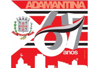 Identidade visual da programação dos 67 anos de Adamantina (Imagem: Reprodução).