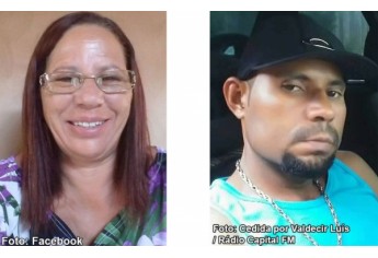 Maria Geni Peixe, 52 anos, e Antônio M. Feitosa, 29 anos, moradores em Bastos, morreram vítimas de grave acidente ocorrido na madrugada deste domingo (Fotos: Reprodução).