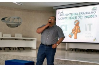 Palestras foram voltadas aos temas de saúde e bem-estar no local de trabalho, dirigidas a funcionários e colaboradores do Centro Universitário Adamantina (Foto: Unifai).