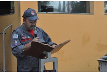Solenidade abre programação dos 40 anos do Posto de Bombeiros de Adamantina (Foto: Assessoria de Imprensa).
