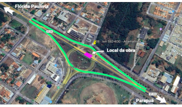 Com início de obras neste sábado (1), novo trevo em Adamantina entra em fase de implantação
