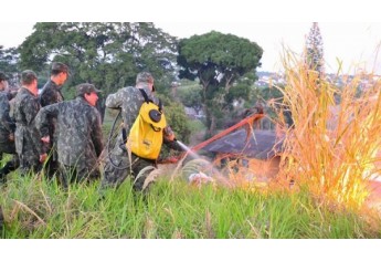 Atividade capacita atiradores para colaborarem com o Corpo de Bombeiros. (Foto: Assessoria de Imprensa)